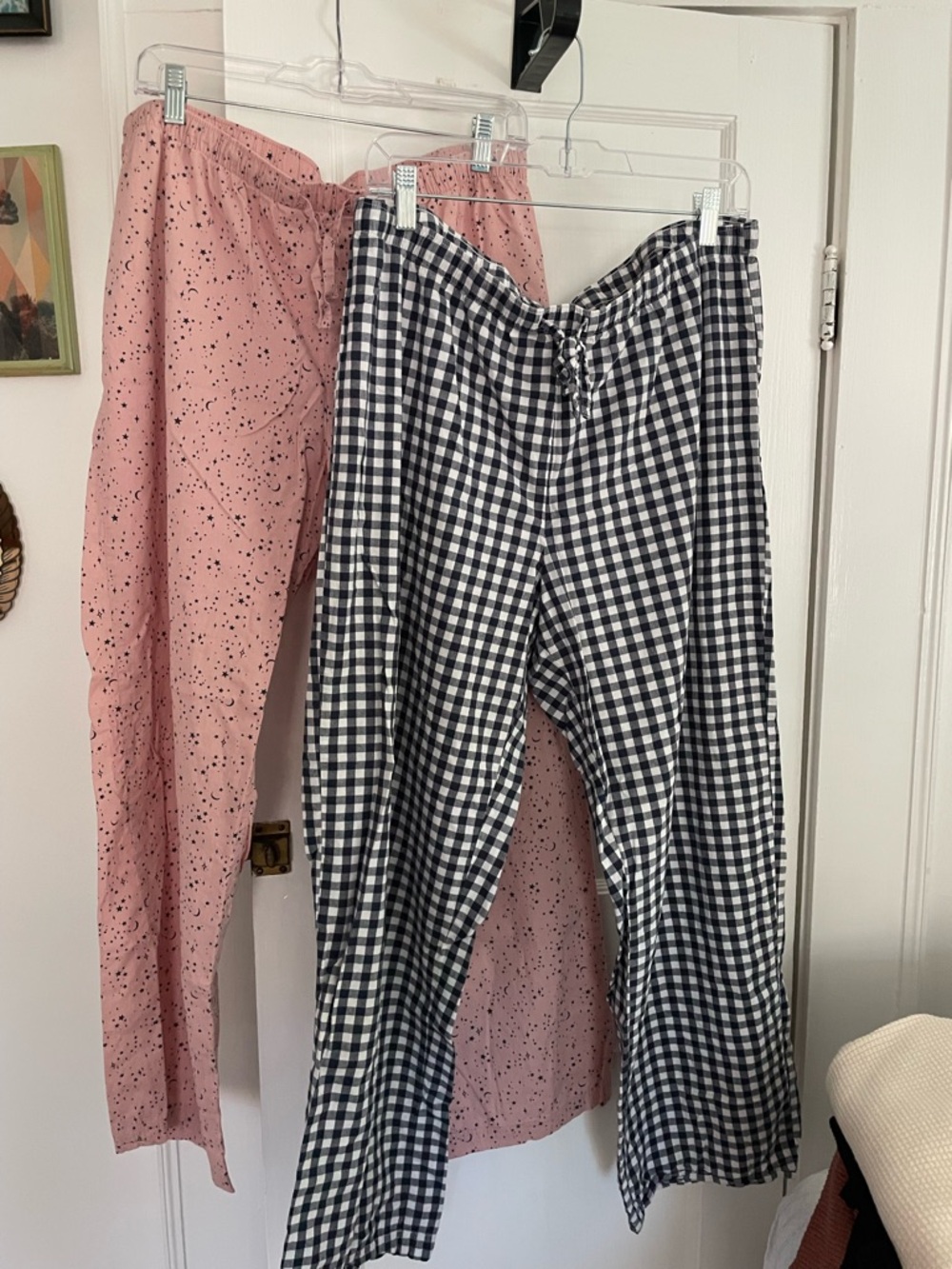 Bundle - Two Pair Gap Cotton Drawstring Pajama Pants - Lightweight, No Pockets
